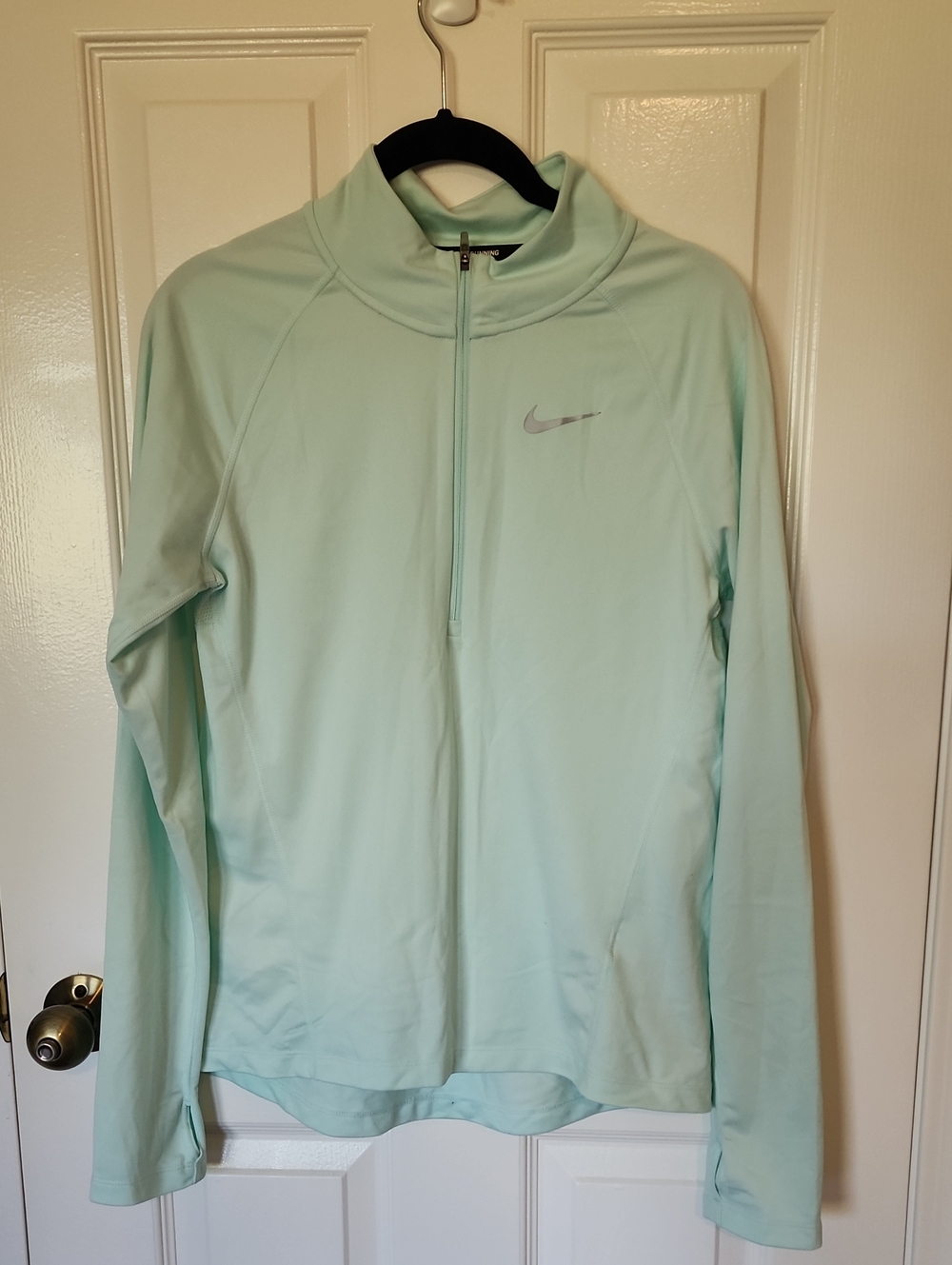 Nike Mint Green Half-Zip Training Top